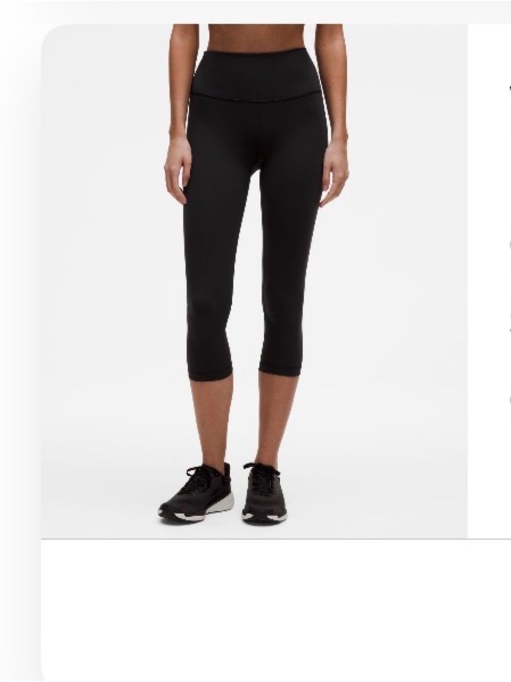 Lululemon Wunder Train High Rise Crop 21”